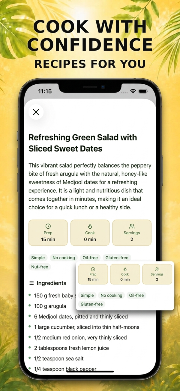 Vegan Oasis screenshot: explore nearby